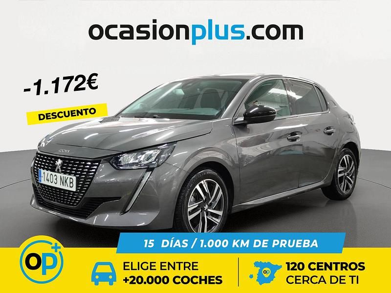 Usado Peugeot 208 Allure 100 CV (73 kW) 2023 Gris Utilitario