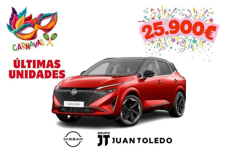 Usado Nissan Qashqai N-Connecta 158 CV (116 kW) 2025 Rojo SUV