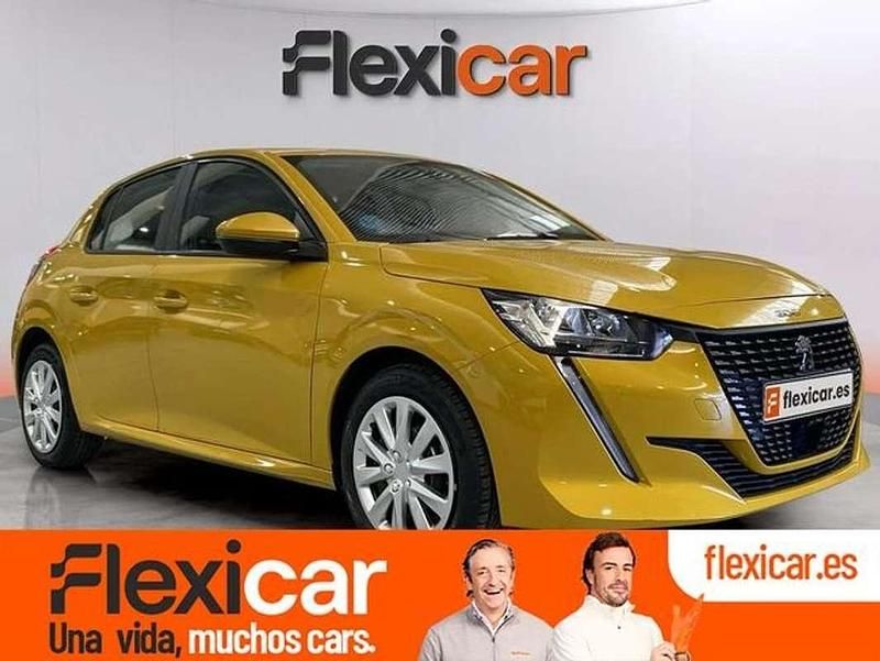 Amarillo Usado 2019 Peugeot 208 Active Utilitario | 8490 € (Un poco caro) - Imagen 1/4