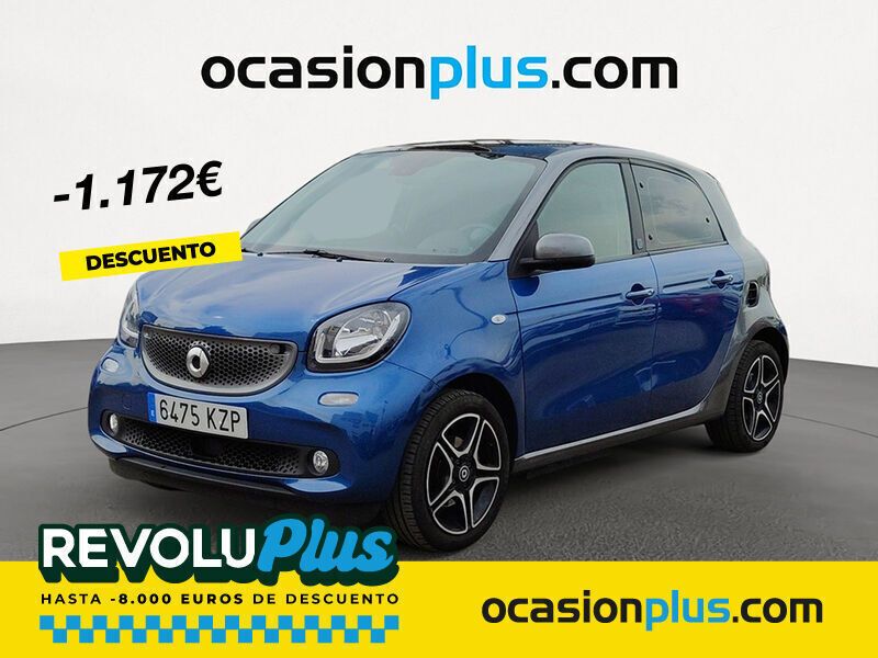 Azul Usado 2019 Smart ForFour Electric Drive Berlina | 12.900 € (Precio justo) - Imagen 1/4