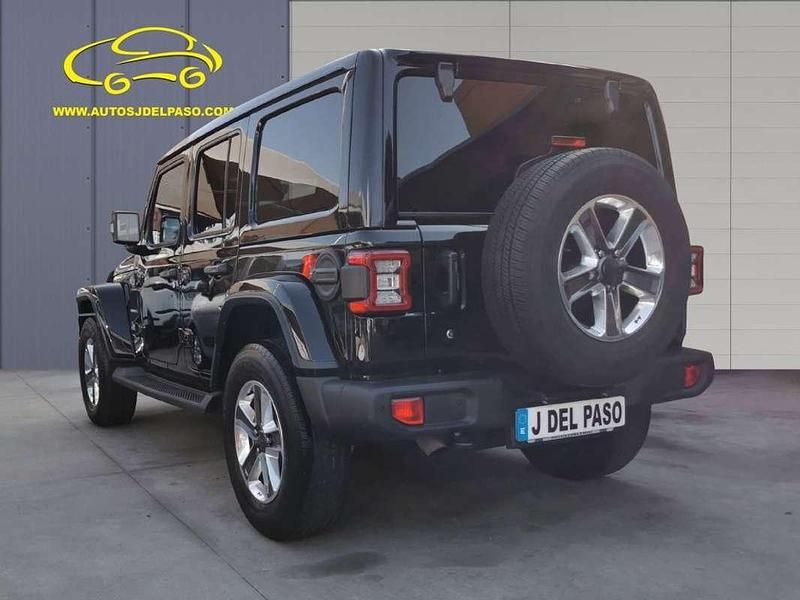 Usado Jeep Wrangler Unlimited Sahara 200 CV (147 kW) 2020 Negro SUV