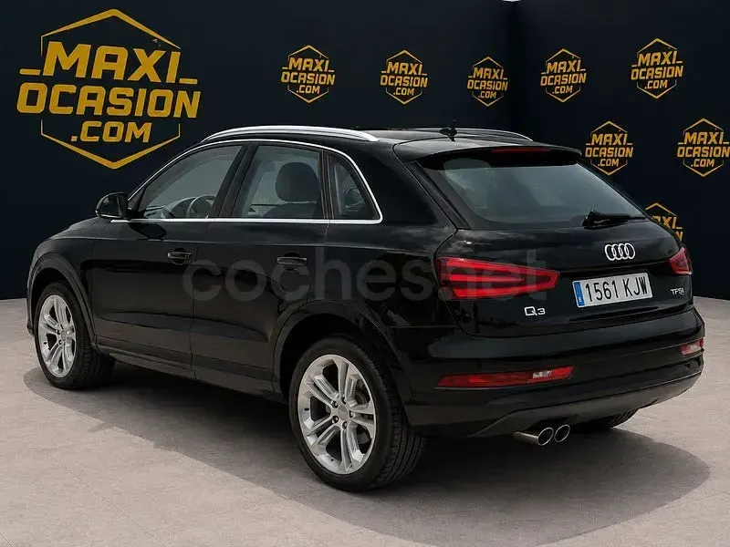 Usado Audi Q3 150 CV (110 kW) 2018 Negro SUV