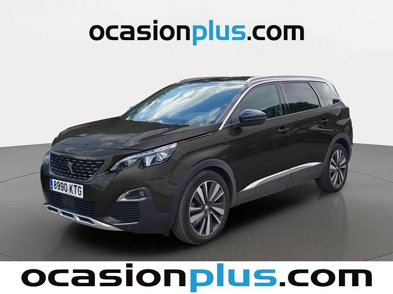 Negro Usado 2019 Peugeot 5008 GT-line Monovolumen | 16.355 € (Buen precio) - Imagen 1/4