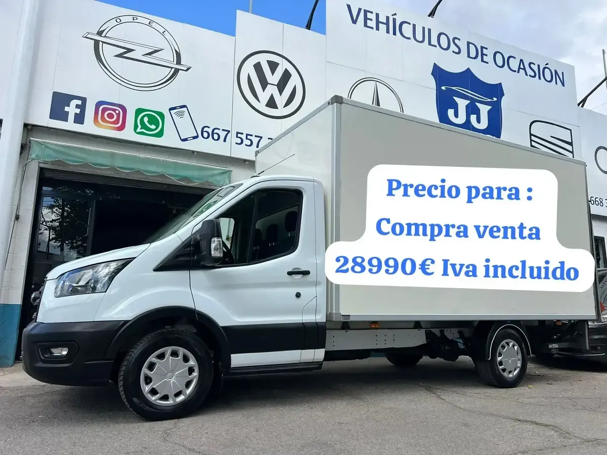 Usado Ford Transit Trend 170 CV (125 kW) 2022 Blanco