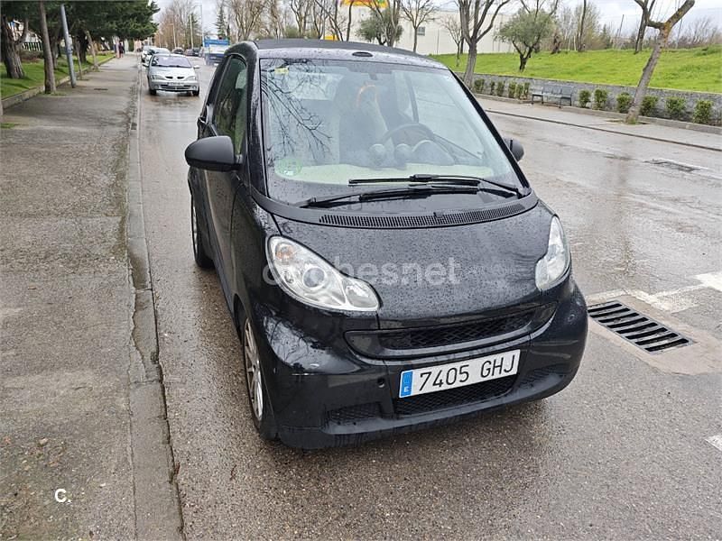 Usado Smart ForTwo Cabrio Passion 71 CV (52 kW) 2008 Negro Descapotable