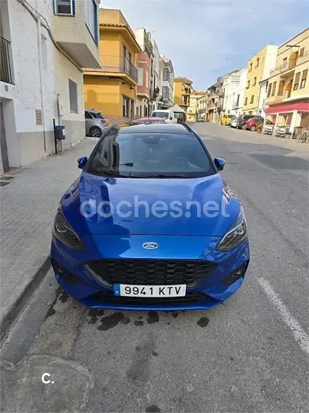 Usado Ford Focus ST-Line 182 CV (133 kW) 2019 Azul Familiar