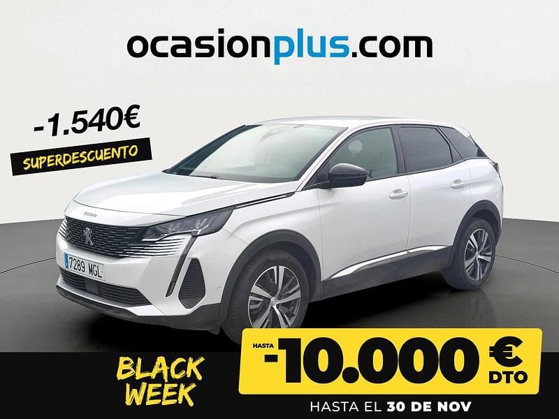 Blanco Usado 2023 Peugeot 3008 Allure SUV | 16.950 € (Precio justo) - Imagen 1/4