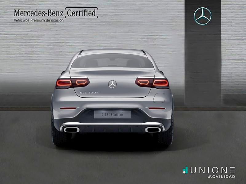 Usado Mercedes GLC300 194 CV (142 kW) 2021 Gris Coupe