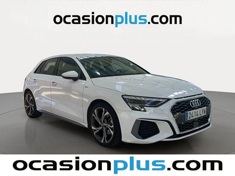 Usado Audi A3 S-Line 116 CV (85 kW) 2022 Blanco Berlina
