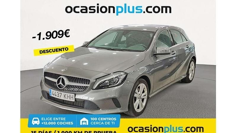 Gris Usado 2018 Mercedes A180 Utilitario | 17.082 € (Buen precio) - Imagen 1/4
