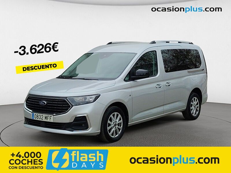 Gris Usado 2023 Ford Tourneo Connect Titanium Monovolumen | 27.900 € (Un poco caro) - Imagen 1/4