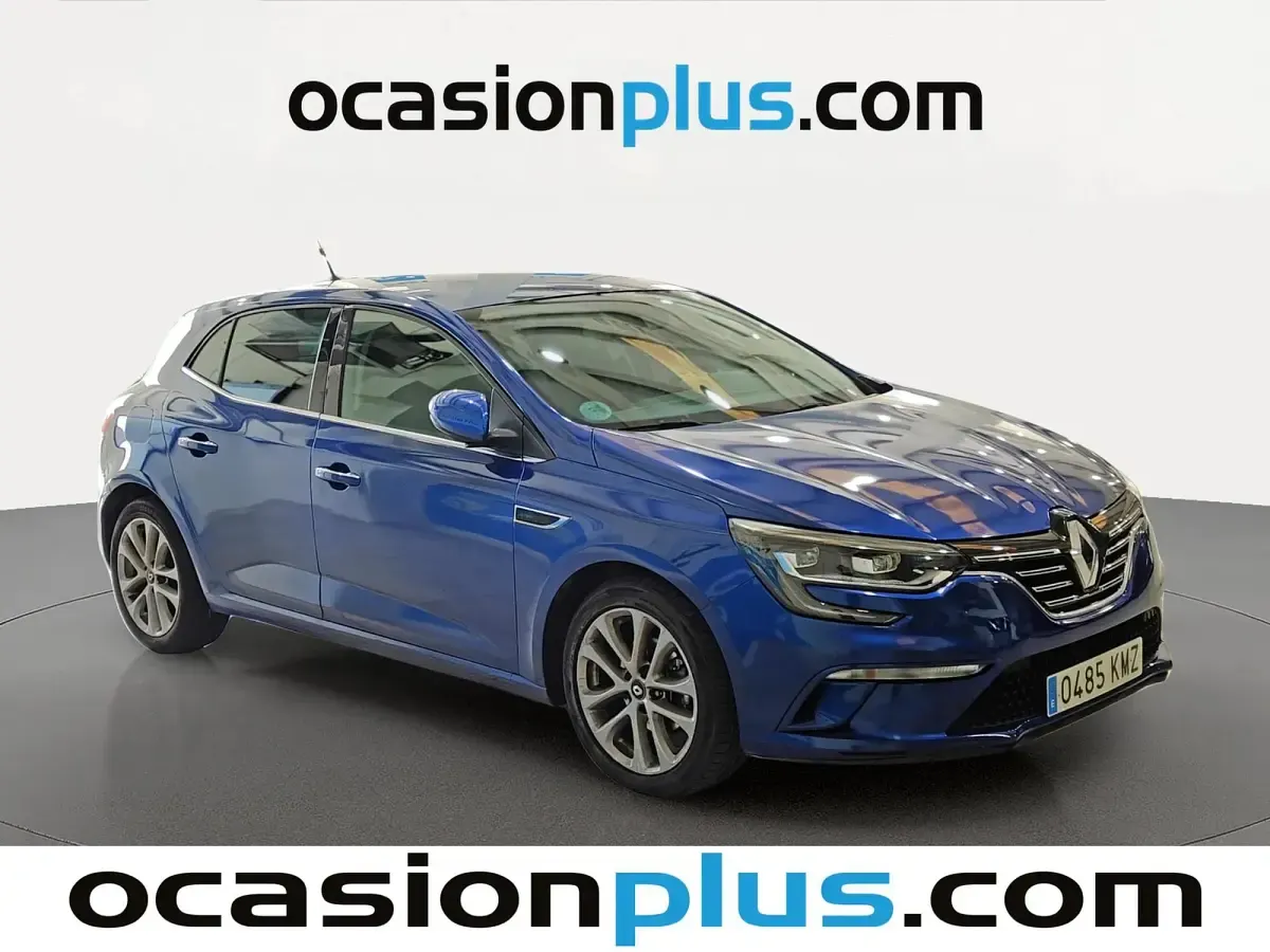 Usado Renault Mégane GT Line GT-Line 132 CV (97 kW) 2018 Azul Utilitario