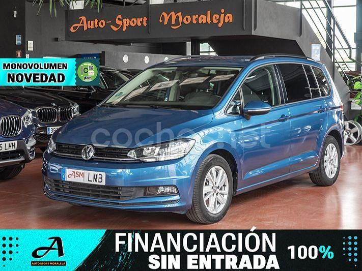 Azul Usado 2021 VW Touran Business Monovolumen | 21.900 € (Precio justo) - Imagen 1/4