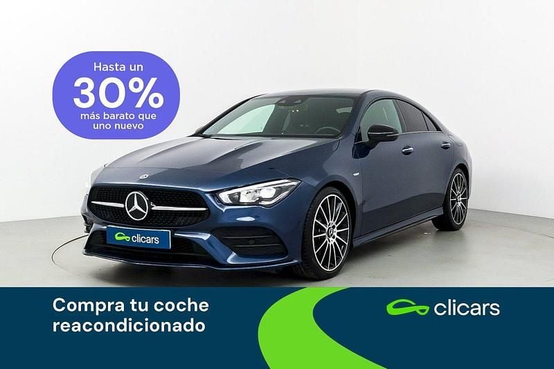 Azul Usado 2021 Mercedes CLA200 Coupe | 31.490 € (Precio justo) - Imagen 1/4