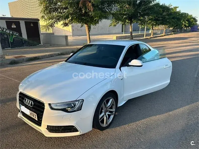 Usado Audi A5 S-Line 177 CV (130 kW) 2014 Blanco Coupe