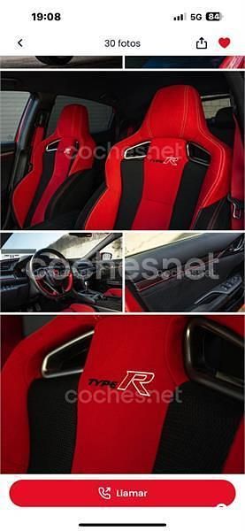 Usado Honda Civic Type R GT 320 CV (235 kW) 2018 Rojo Berlina
