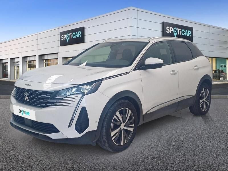 Blanco Usado 2021 Peugeot 3008 Allure SUV | 18.900 € (Precio justo) - Imagen 1/4