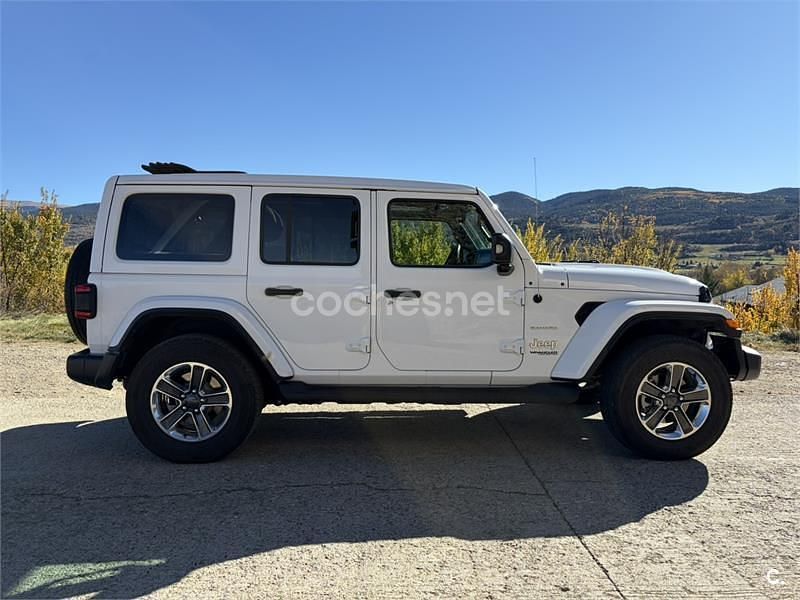 Blanco Usado 2019 Jeep Wrangler Unlimited Sahara SUV | 46.900 € (Precio justo) - Imagen 1/4