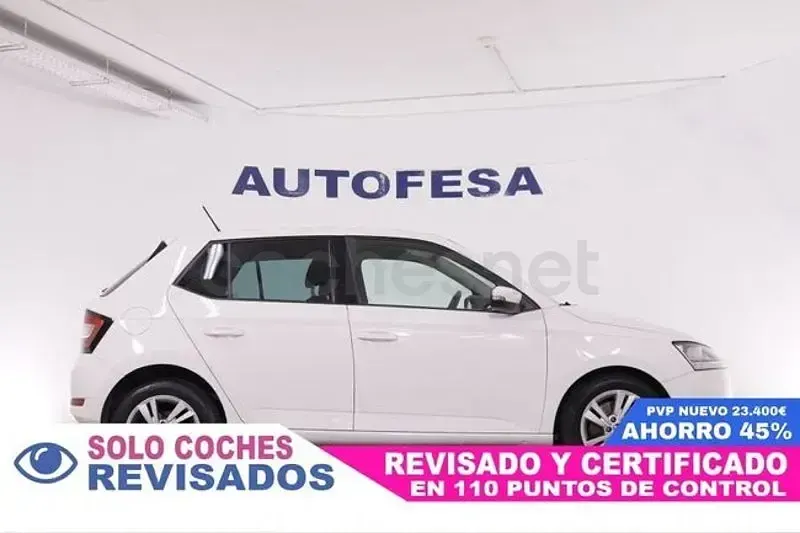 Usado Skoda Fabia Ambition 95 CV (69 kW) 2021 Blanco Utilitario