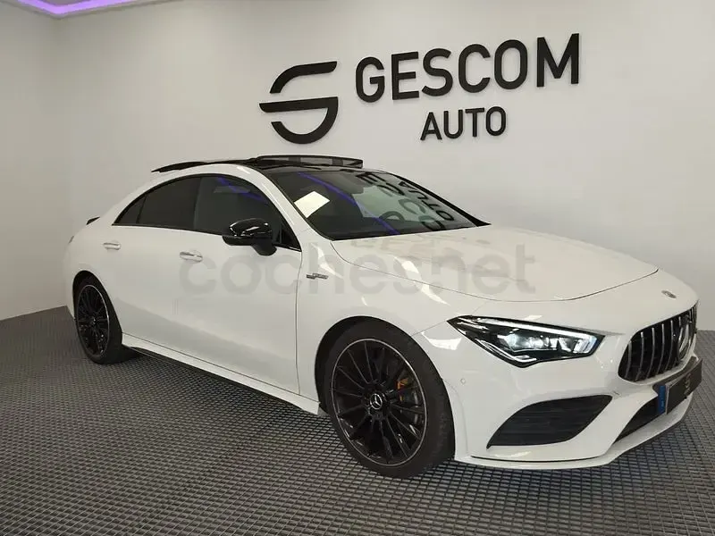Usado Mercedes CLA200 163 CV (119 kW) 2021 Blanco Coupe