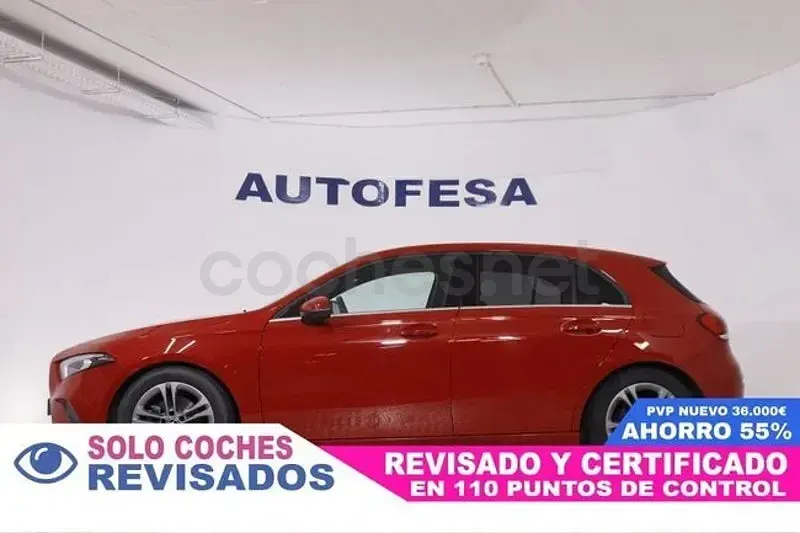 Usado Mercedes A180 116 CV (85 kW) 2019 Rojo Berlina