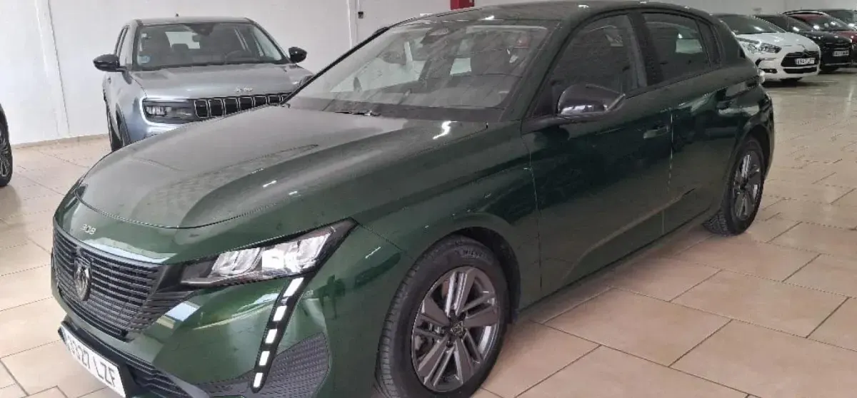 Usado Peugeot 308 Active 131 CV (96 kW) 2022 Kjr vert olivine Berlina