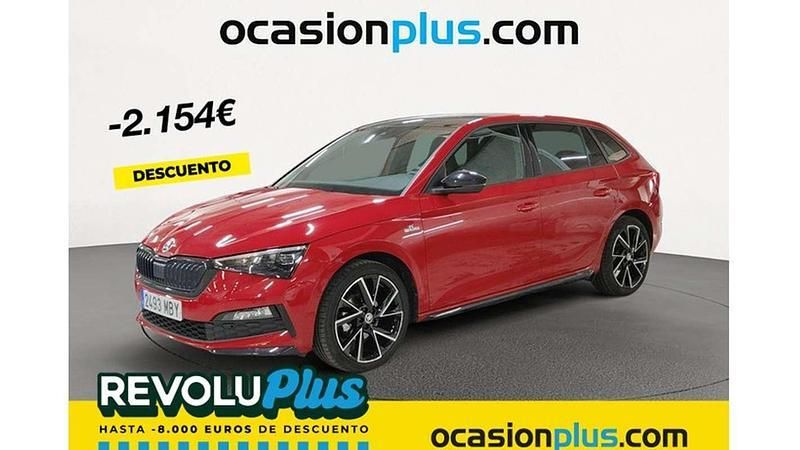 Rojo Usado 2022 Skoda Scala Monte Carlo Utilitario | 21.546 € (Precio justo) - Imagen 1/4