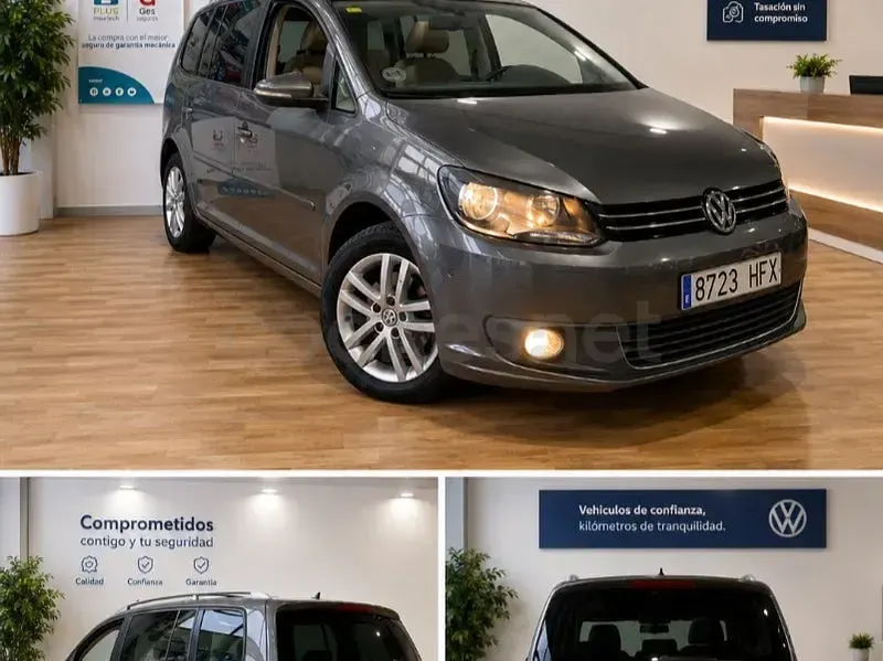 Usado VW Touran Advance 105 CV (77 kW) 2011 Gris / plata Monovolumen