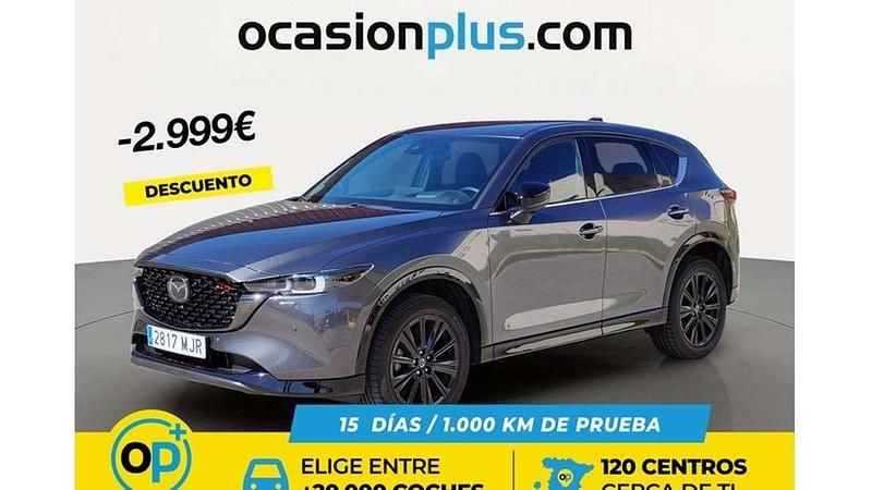 Usado Mazda CX-5 Homura-Line 165 CV (121 kW) 2023 Negro SUV