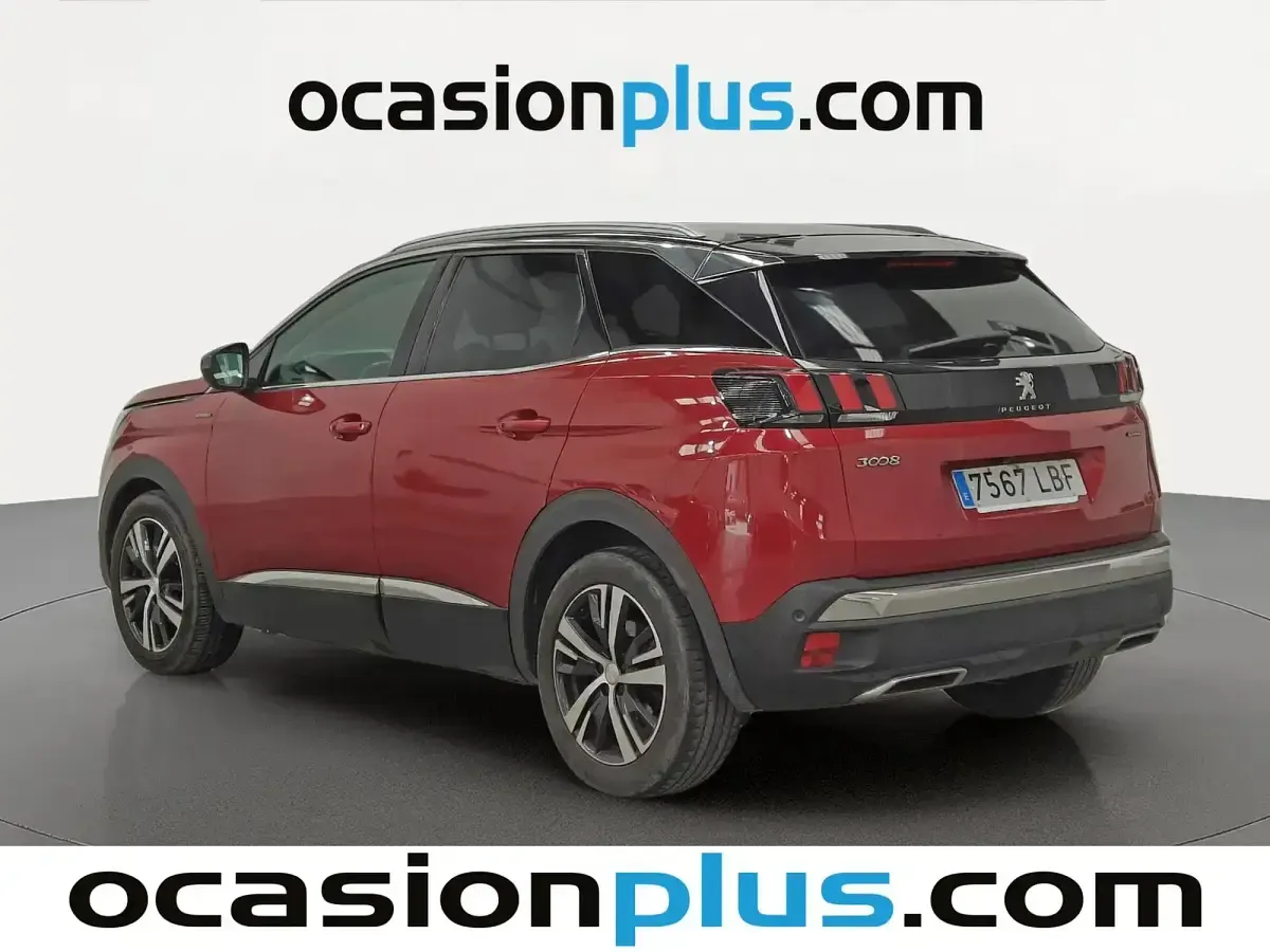 Usado Peugeot 3008 GT-line 130 CV (95 kW) 2019 Rojo SUV
