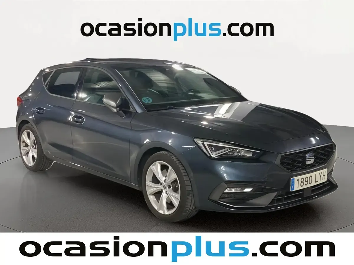 Usado Seat Leon FR 150 CV (110 kW) 2022 Gris Utilitario
