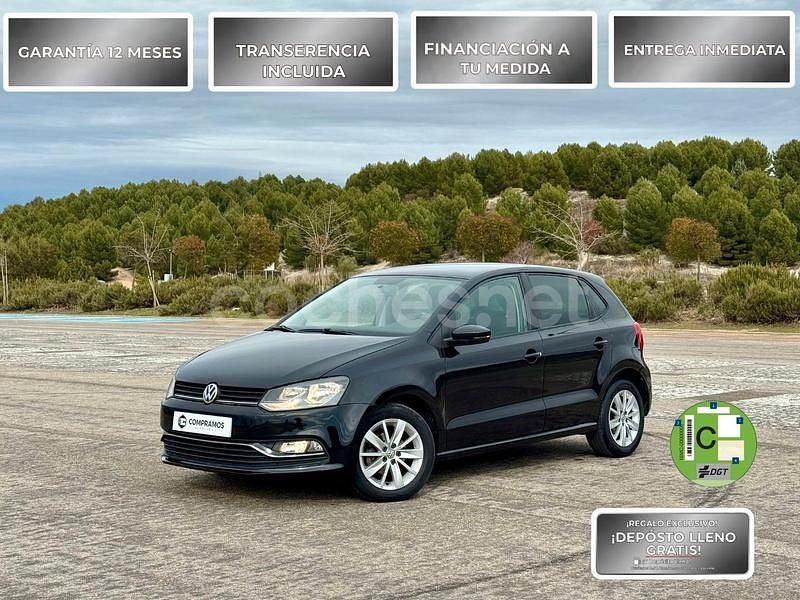 Negro Usado 2015 VW Polo Sportline Berlina | 7990 € (Precio justo) - Imagen 1/4