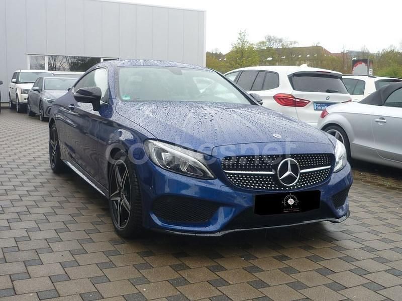 Azul Usado 2017 Mercedes C300 Coupe | 30.900 € (Un poco caro) - Imagen 1/4