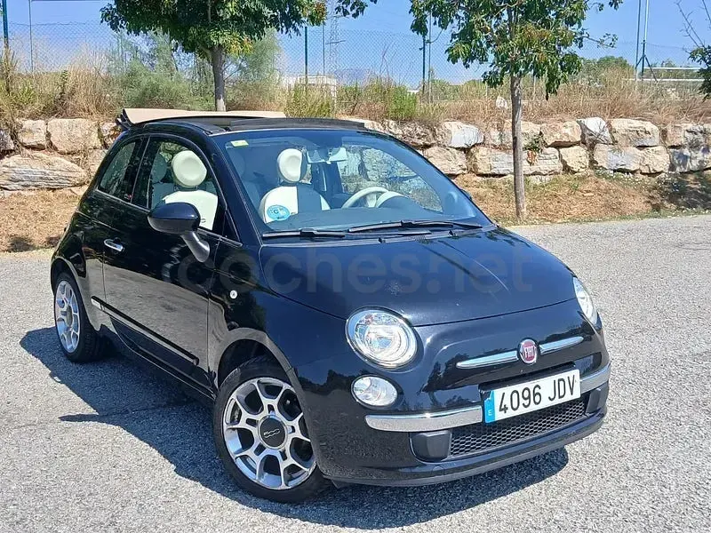 Usado Fiat 500C S 69 CV (50 kW) 2015 Negro Descapotable