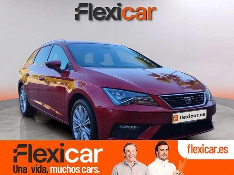 Naranja Usado 2018 Seat Leon ST Familiar | 16.290 € (Precio justo) - Imagen 1/4