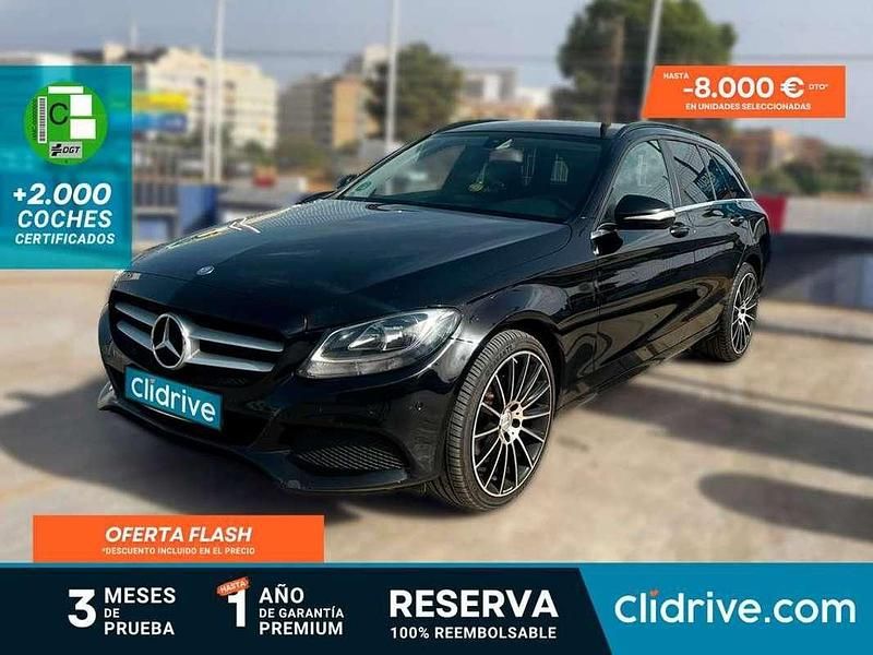 Negro Usado 2015 Mercedes C180 Avantgarde Berlina | 8390 € (Super precio) - Imagen 1/3