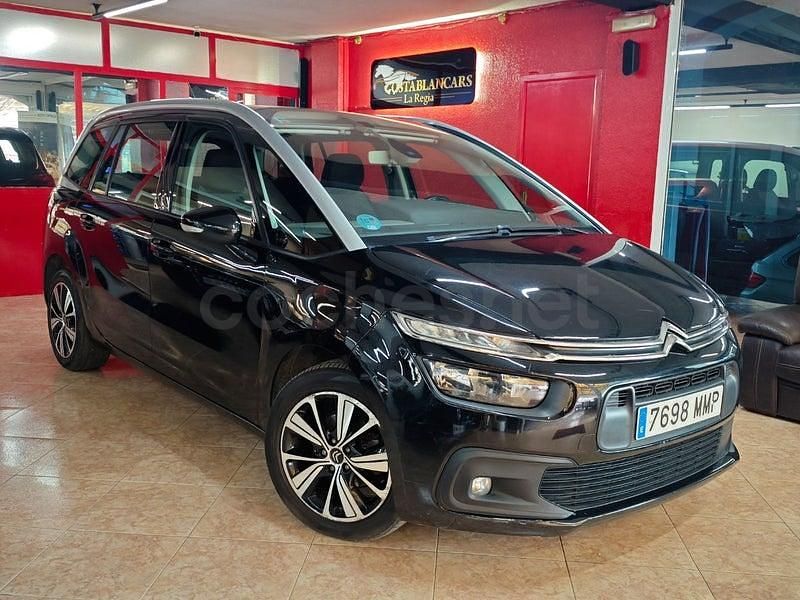 Usado Citroën Grand C4 Picasso Live 120 CV (88 kW) 2018 Negro Monovolumen