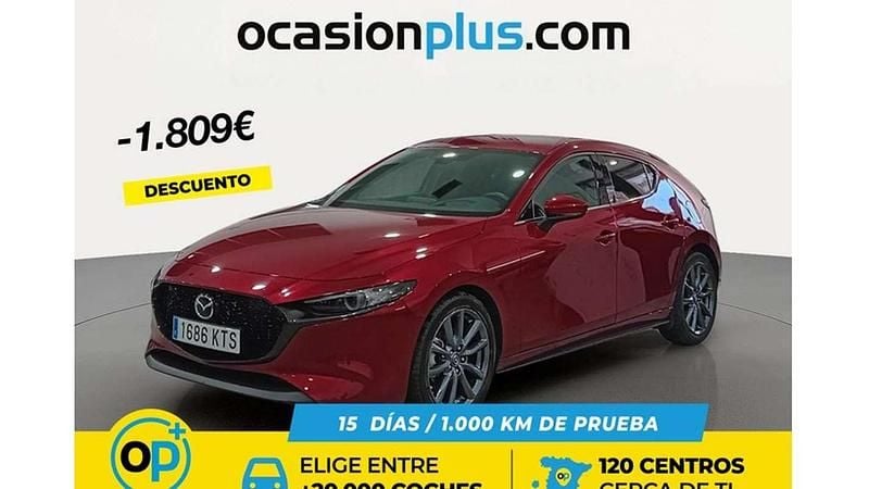 Usado Mazda 3 122 CV (89 kW) 2019 Rojo Utilitario