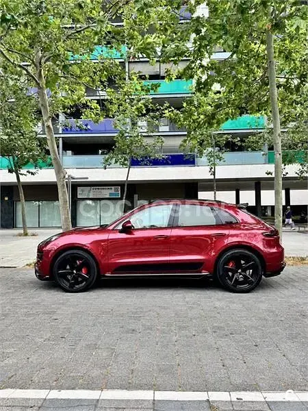 Usado Porsche Macan Turbo 400 CV (294 kW) 2015 Granate SUV