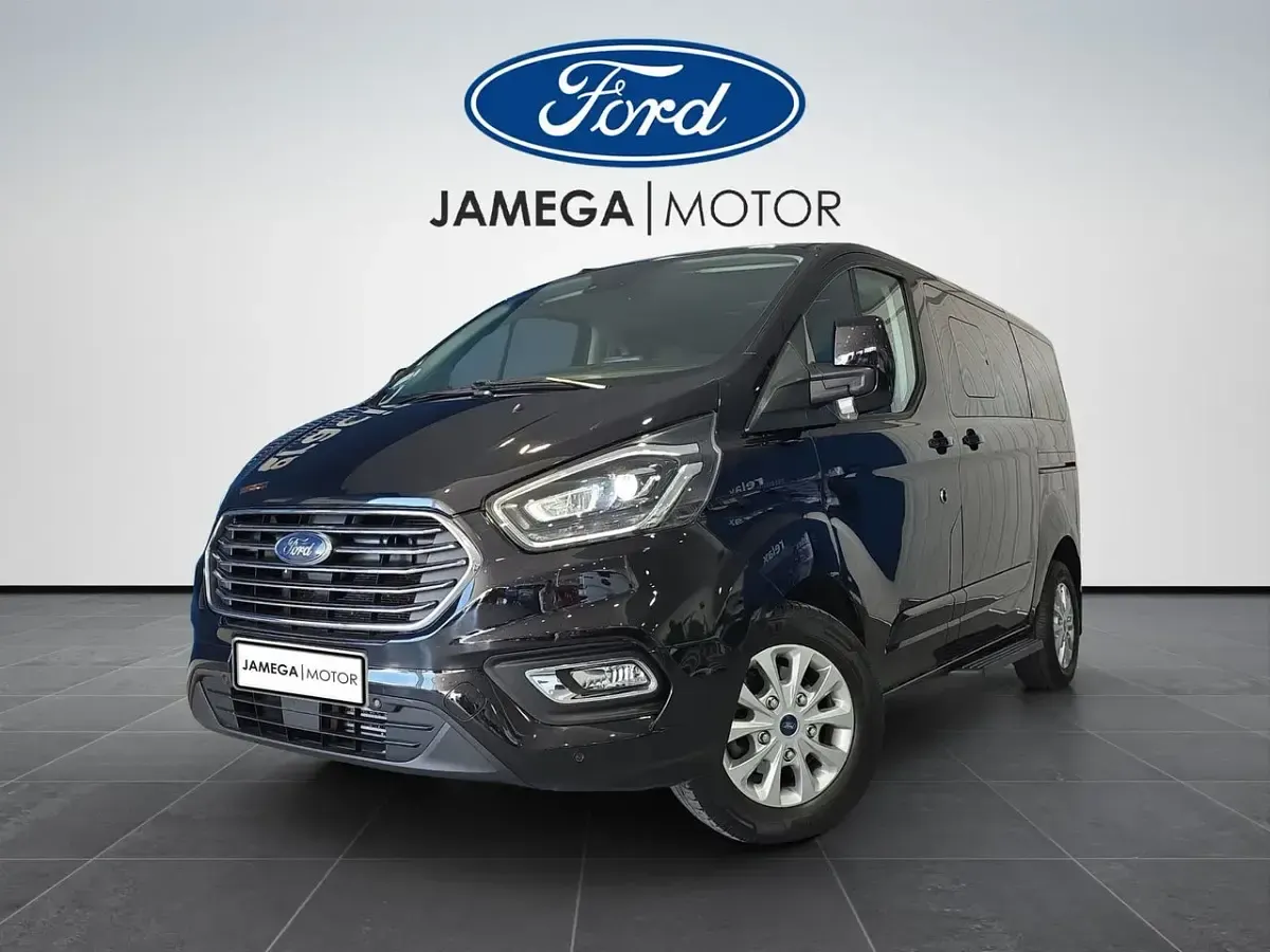 Brugt Ford Tourneo Custom Titanium 130 HK (95 kW) 2021 Sort Van