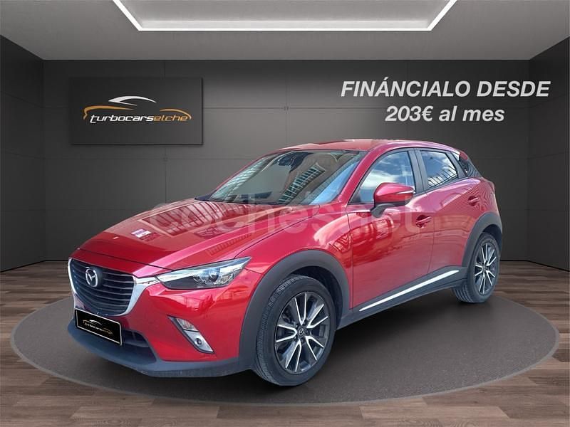 Usado Mazda CX-3 Luxury 105 CV (77 kW) 2016 Granate SUV