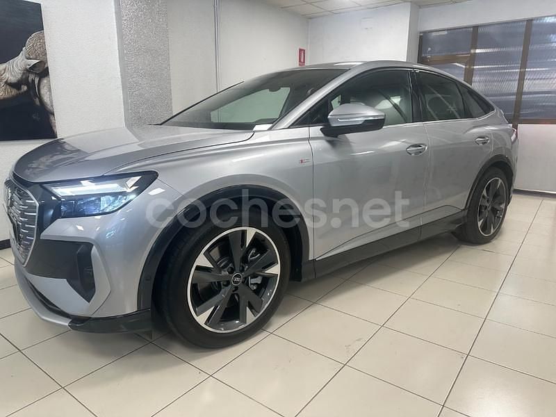 Plateado Usado 2023 Audi Q4 Sportback e-tron Advanced Plus SUV | 48.900 € (Precio justo) - Imagen 1/4