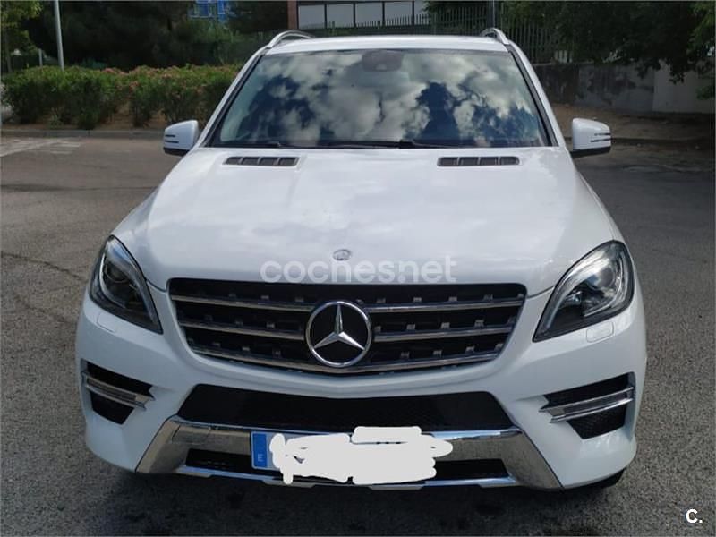 Blanco Usado 2015 Mercedes ML250 SUV | 22.000 € (Precio justo) - Imagen 1/4