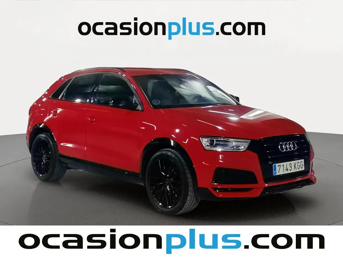 Usado Audi Q3 Competition 150 CV (110 kW) 2017 Rojo SUV