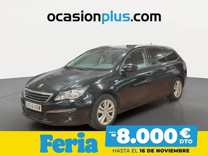 Negro Usado 2017 Peugeot 308 Style Familiar | 8990 € (Precio justo) - Imagen 1/4