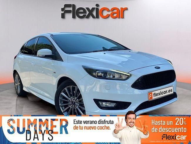 Blanco Usado 2018 Ford Focus ST-Line Berlina | 16.790 € (Precio justo) - Imagen 1/4