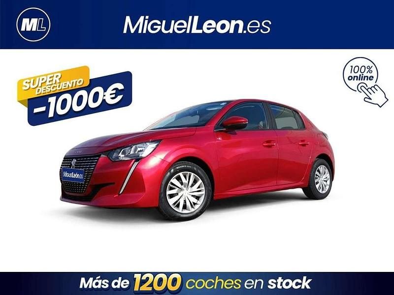 Rojo Usado 2021 Peugeot 208 Active Utilitario | 10.985 € (Precio justo) - Imagen 1/3