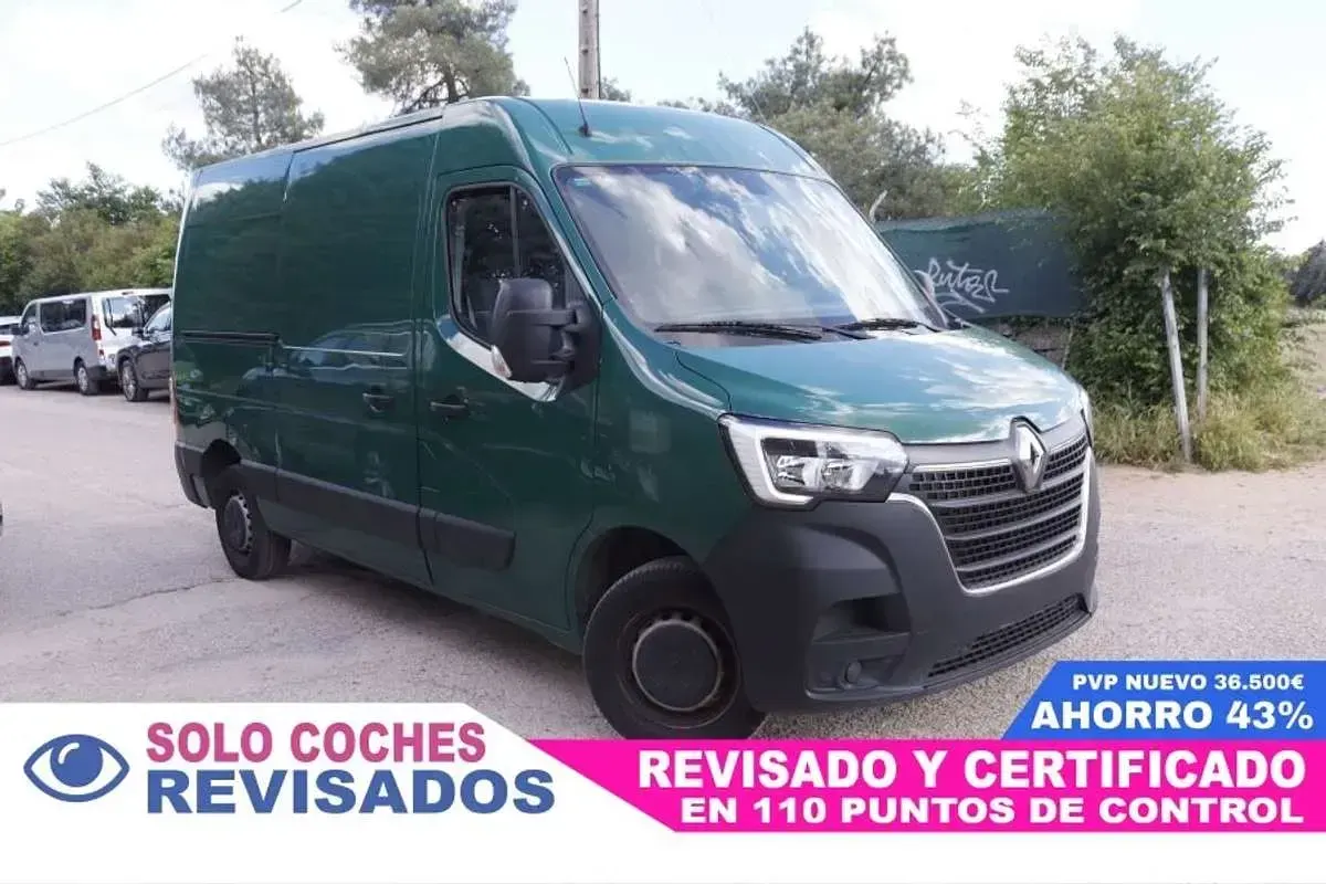 Usado Renault Master 135 CV (99 kW) 2021 Verde Monovolumen