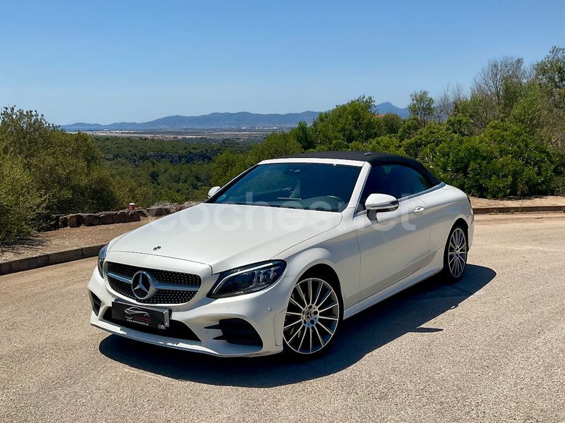 Blanco Usado 2021 Mercedes C300 Descapotable | 47.990 € (Precio justo) - Imagen 1/4