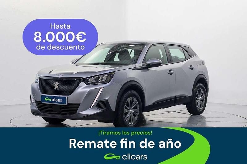 Plateado Usado 2021 Peugeot 2008 Active SUV | 12.190 € (Buen precio) - Imagen 1/4